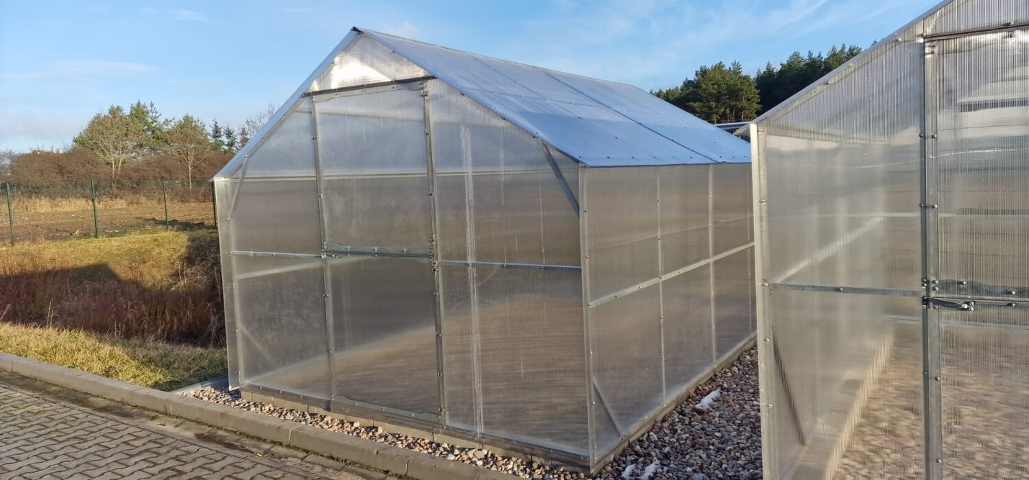 Gewächshaus ZEFIR MAX   Polycarbonat 3x4 m Wandstärke 4mm