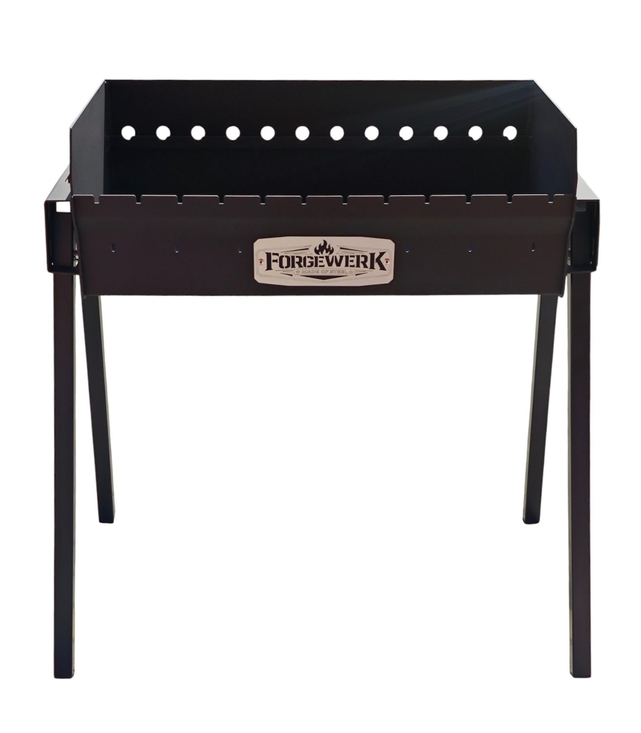 FORGEWERK Grill Mangal,3mm Stahl, 35x70cm, Grill auf Spießen ,Kochen im Topf und Pfane, Grill auf Rost FORGEWERK Grill Mangal,3mm Stahl, 35x70cm, Grill auf Spießen ,Kochen im Topf und Pfane, Grill auf Rost, Variante: Mangal ohne Aufsätze