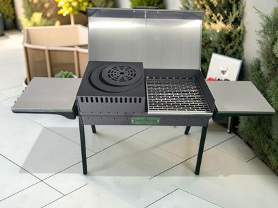 FORGEWERK 3mm Stahl Grill Mangal 40x90cm , Grill auf Spießen ,Kochen im Topf und Pfane, Grill auf Rost FORGEWERK 3mm Stahl Grill Mangal 40x90cm , Grill auf Spießen ,Kochen im Topf und Pfane, Grill auf Rost