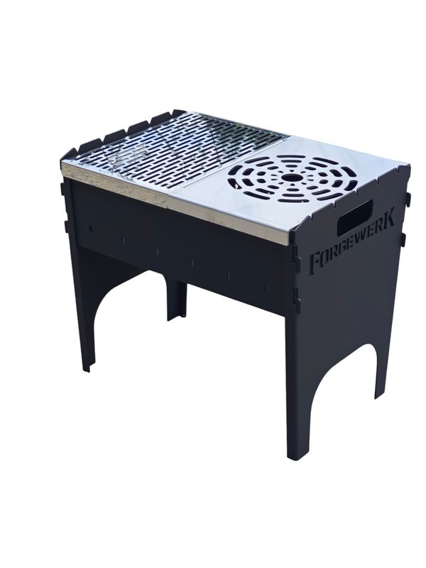 FORGEWERK Camping Grill Mangal Stecksystem 3mm stark