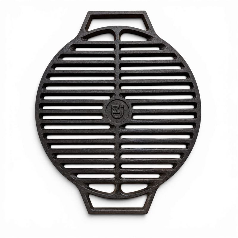 Grill Gitter 42,5 cm aus Gusseisen Grillrost