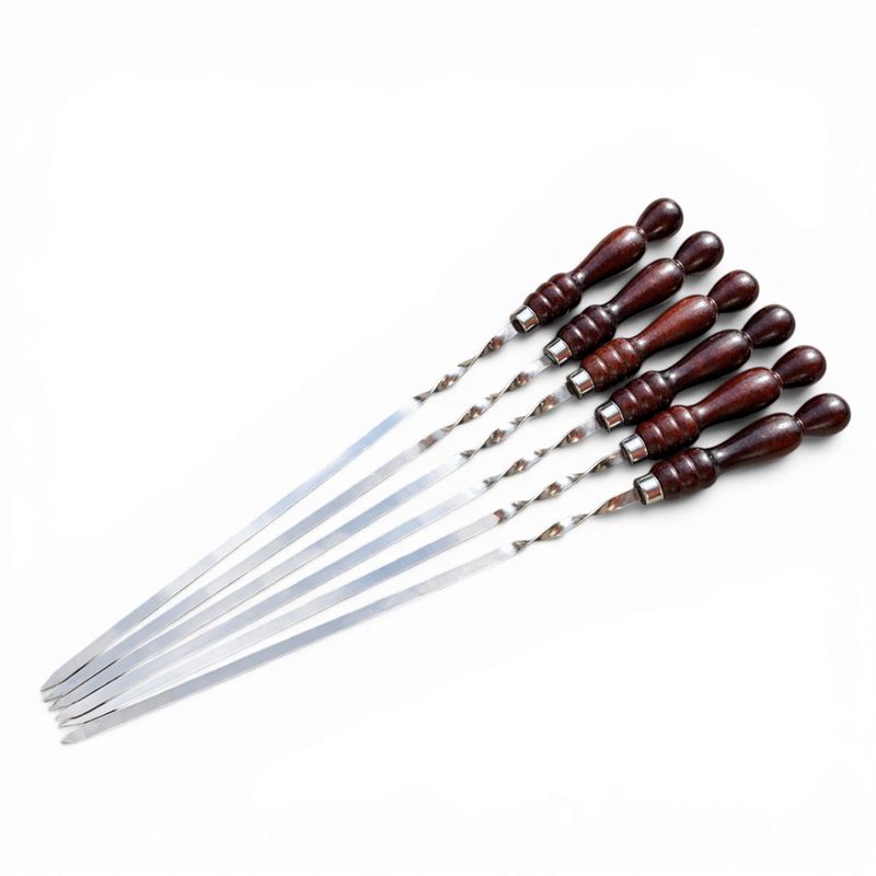 Grillspiesse Schaschlikspiesse Edelstahlspiesse Schampura 3mm stark