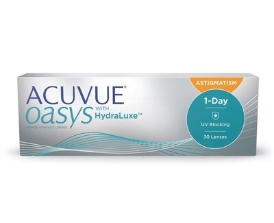 1-DAY Acuvue Oasys for ASTIGMATISM with HydraLuxe (30 ЛИНЗ)