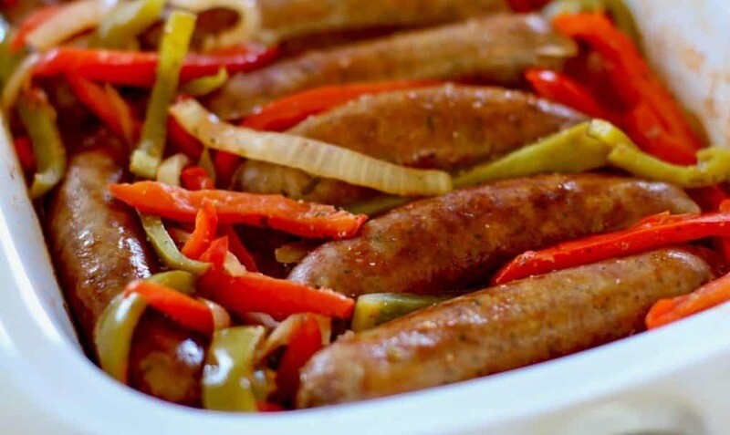 Smokin&#39; Summer Pecan Smoked Sausage and Peppers