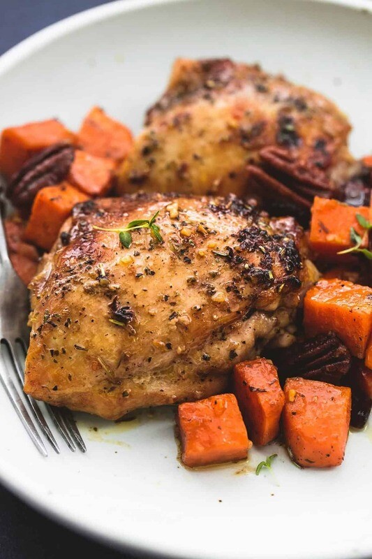 Smokin&#39; Summer Honey Glazed Applewood Smoked BBQ Chicken with Sweet Potatoes