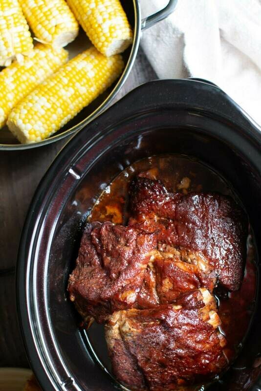 Smokin&#39; Summer Honey Chipotle BBQ Baby Back Ribs and Sweet Potato