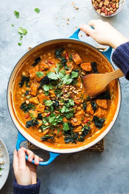 Malaysian Chicken Peanut Curry and Sweet Potato
