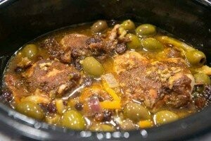 Moroccan Tagine Lemon Chicken and Olives w Couscous or Rice