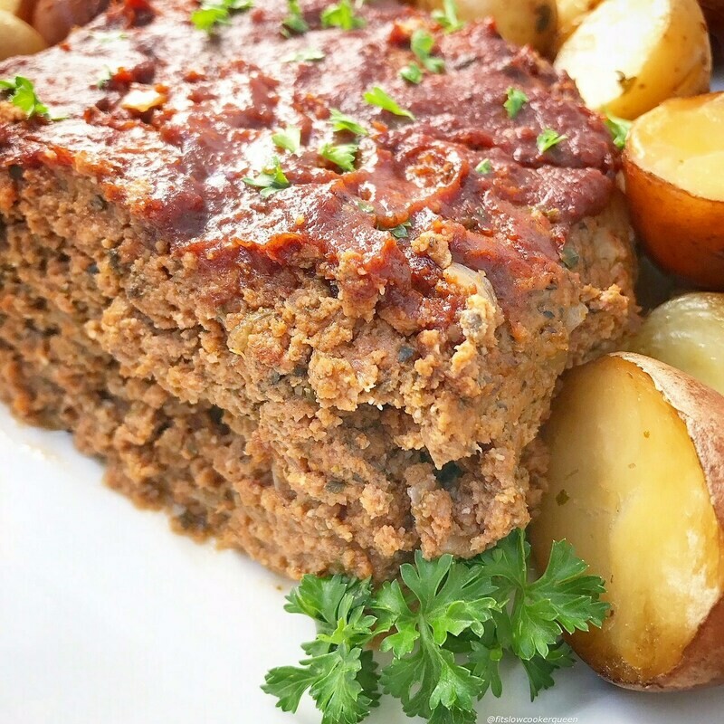 Mission Beach Meatloaf and Sweet Potatoes