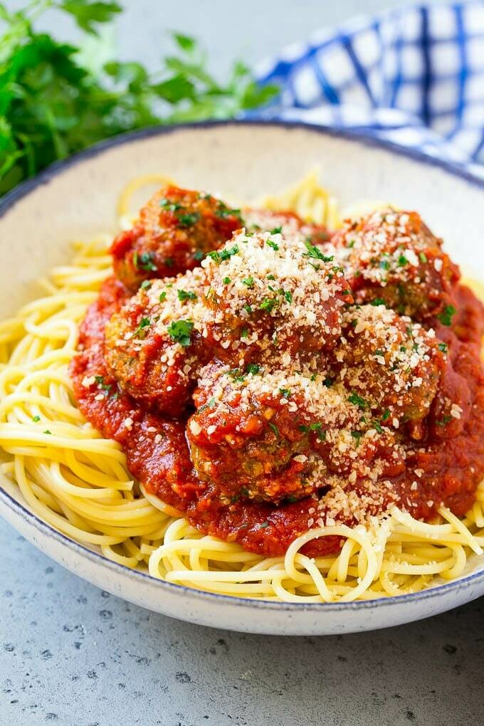 Spaghetti and Meatballs - Kids / Adult Meal
