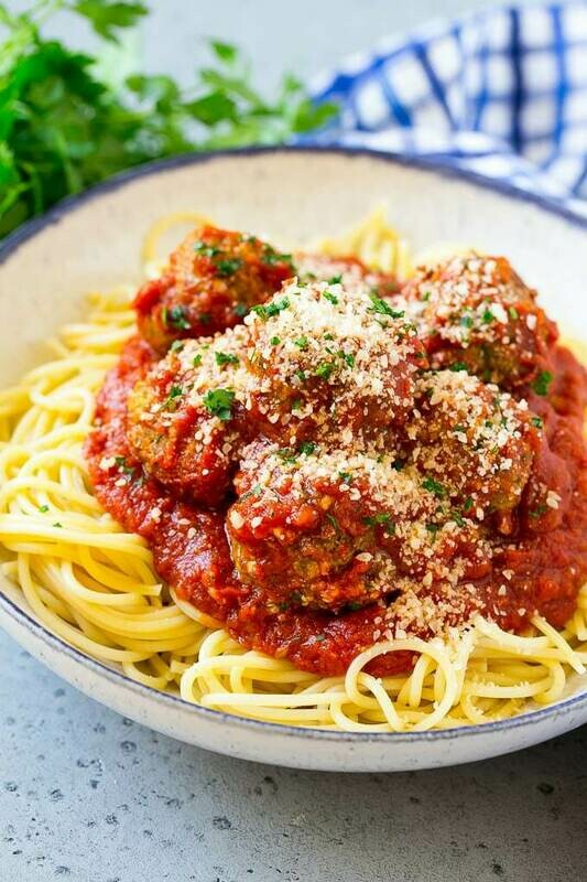Spaghetti and Meatballs - Kids / Adult Meal