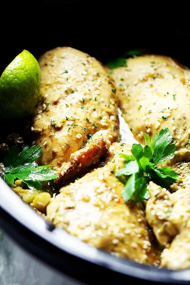 Bernardo Spicy Garlic Lime Chicken with Green Beans