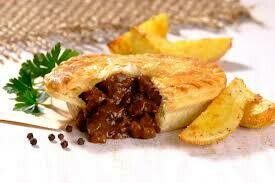 Puffed Pastry Savory Pepper Steak Pies - 6 Hand Held&#39;s or 4 Pot Pie&#39;s