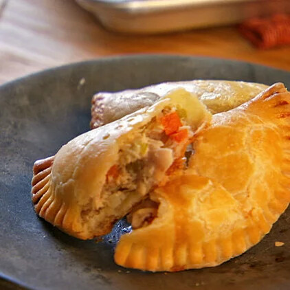 Puffed Pastry Savory Curry Chicken Pies - 6 Hand Held&#39;s or 4 Pot Pie&#39;s