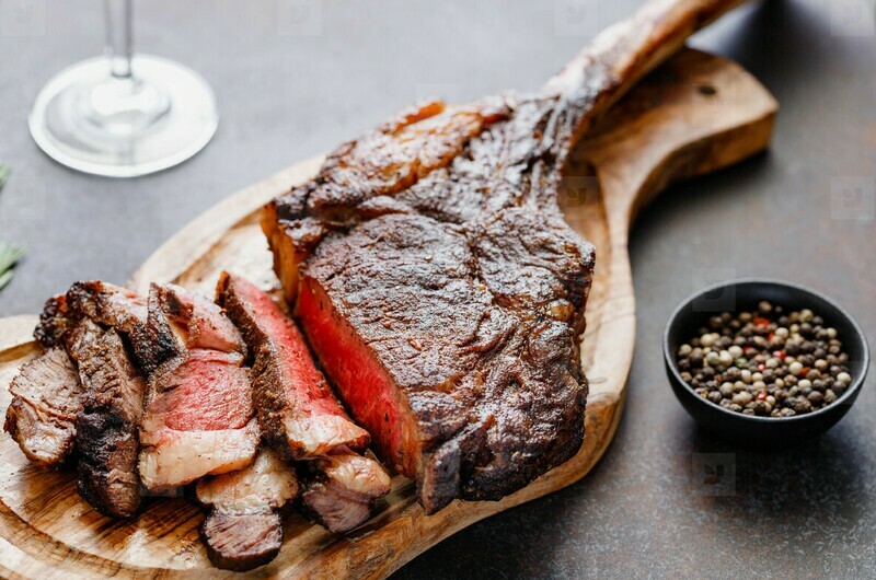 APU Dry Aged Premium USDA Choice Bone-In Ribeye Steaks - 2.5 lbs (2 x 2&quot; 20oz steaks)