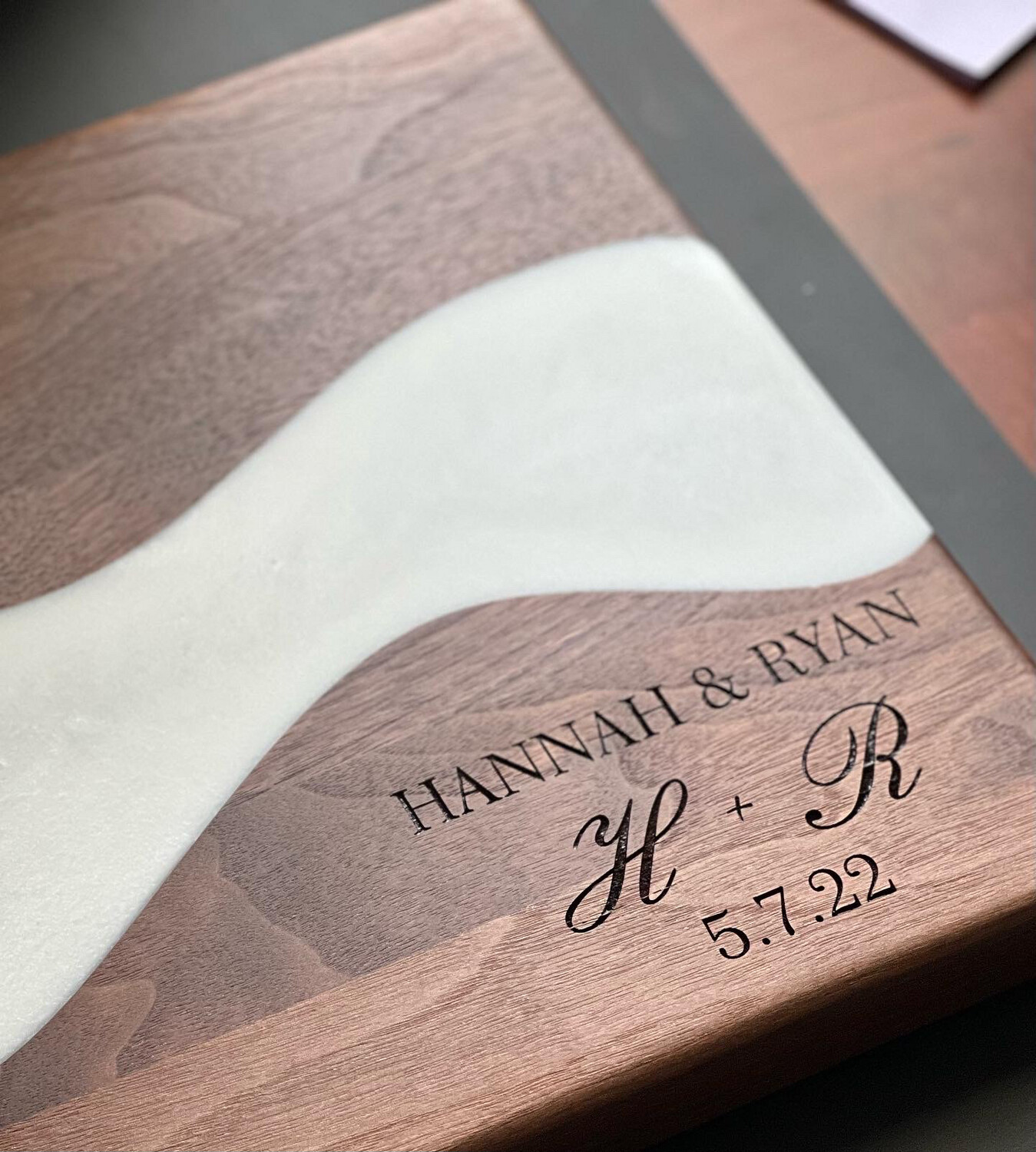 The &quot;Mullet&quot; - Dual sided charcuterie and cutting board
