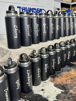 Sports Team Special! - Custom Engraved 32oz. Water Bottles