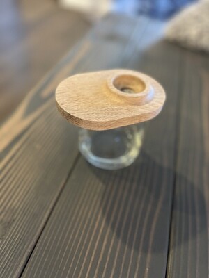Personalized White Oak Whiskey Smoker