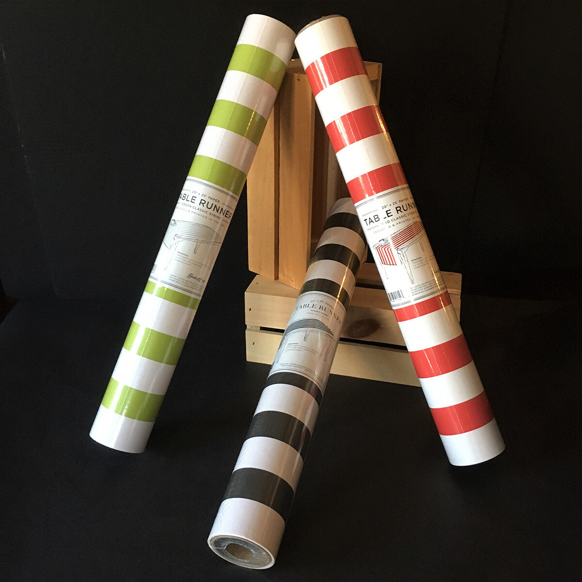 Party Stripe Table Runner Paper Party Stripe Table Runner Paper