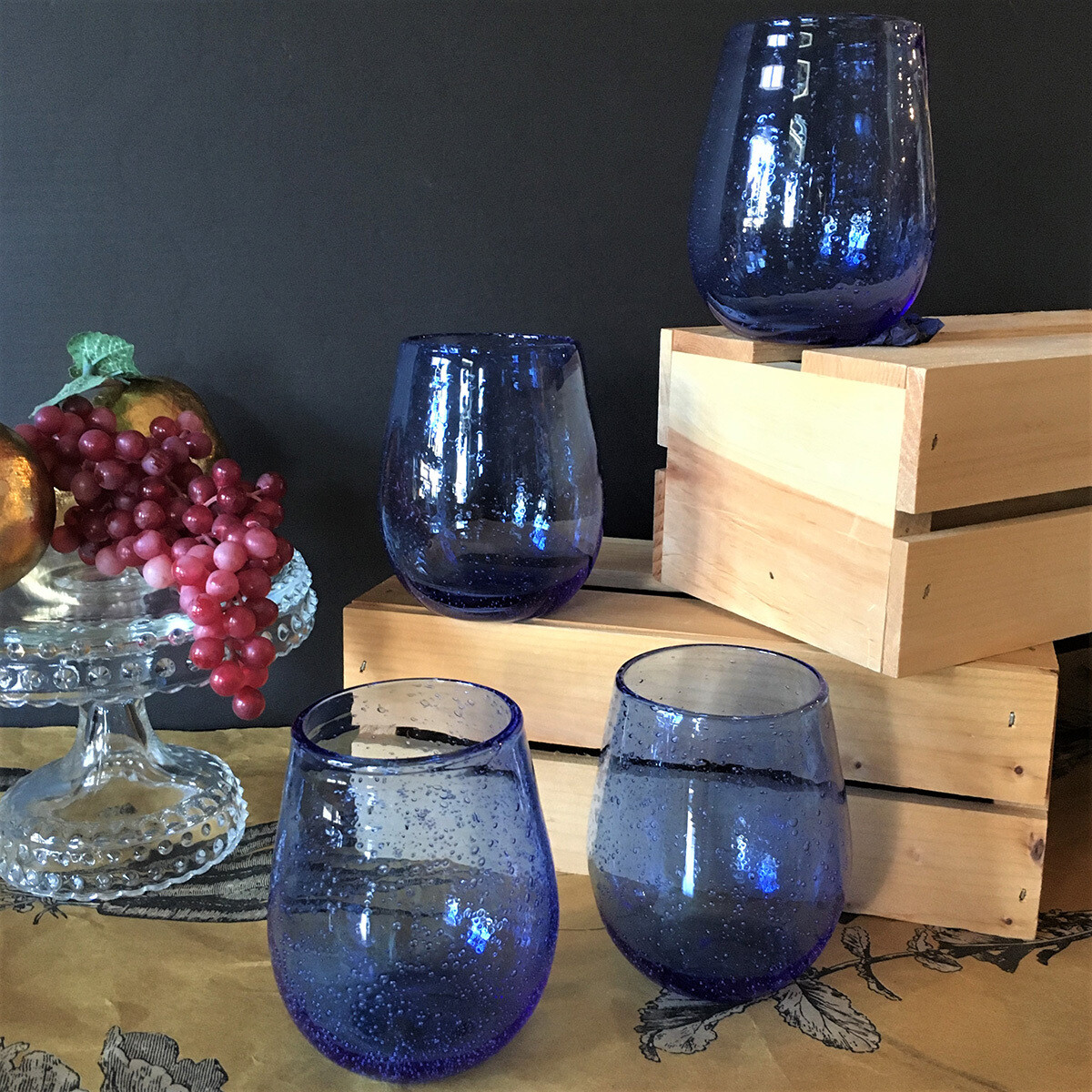 Cobalt Wine Tumblers Cobalt Wine Tumblers