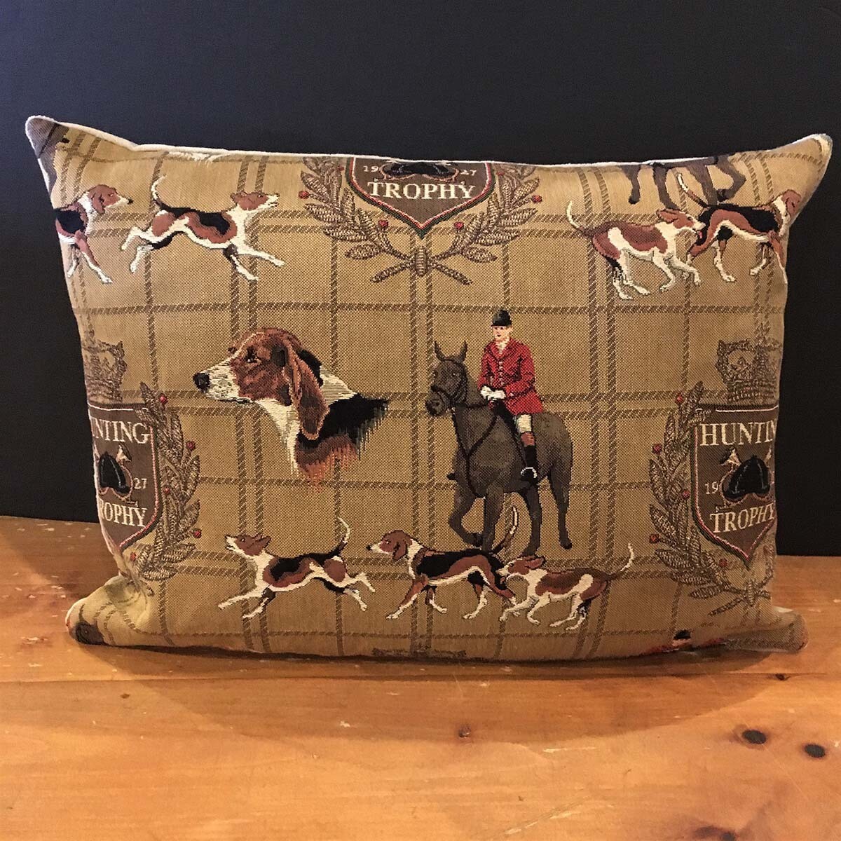 Equestrian Hunt Tapestry Pillow
