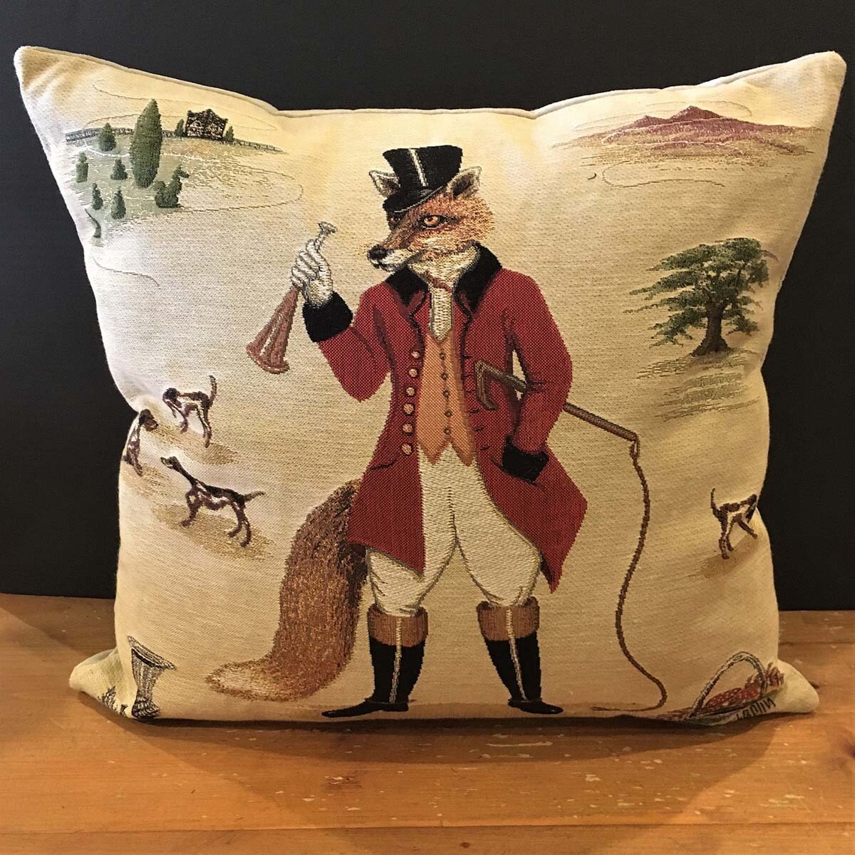 The Honorable Freddie Fox Tapestry Pillow