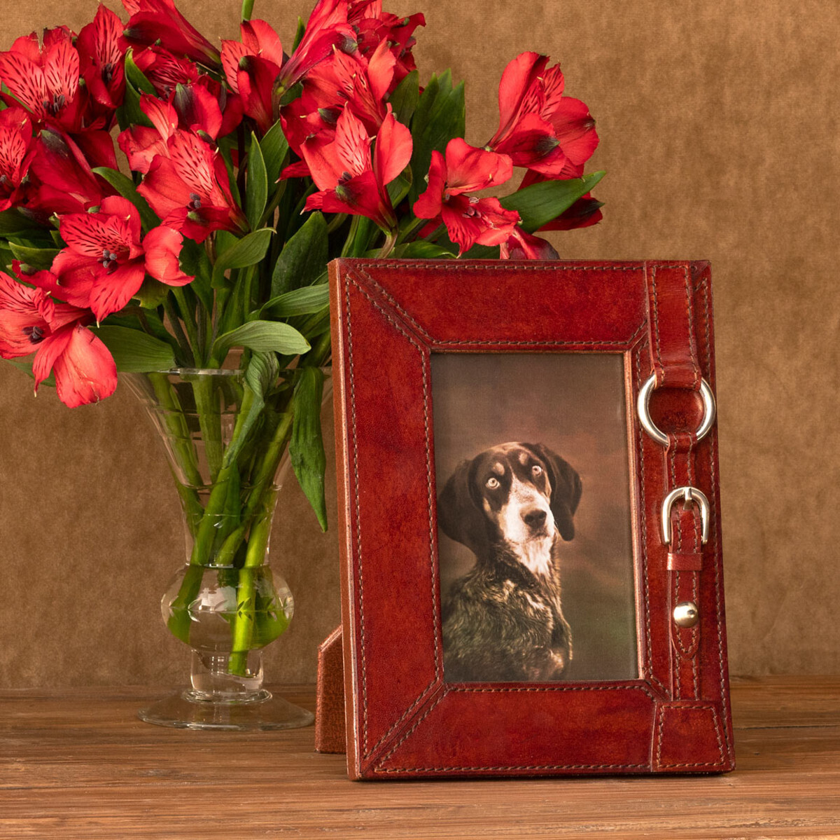 Equestrian Leather Photo Frame 4x6