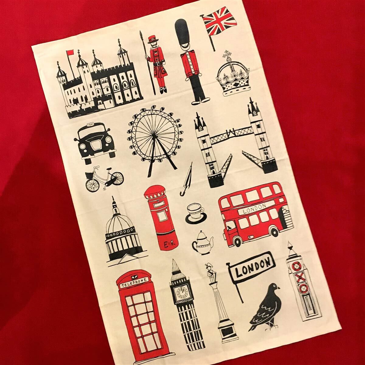 British Icons Kitchen Towel
