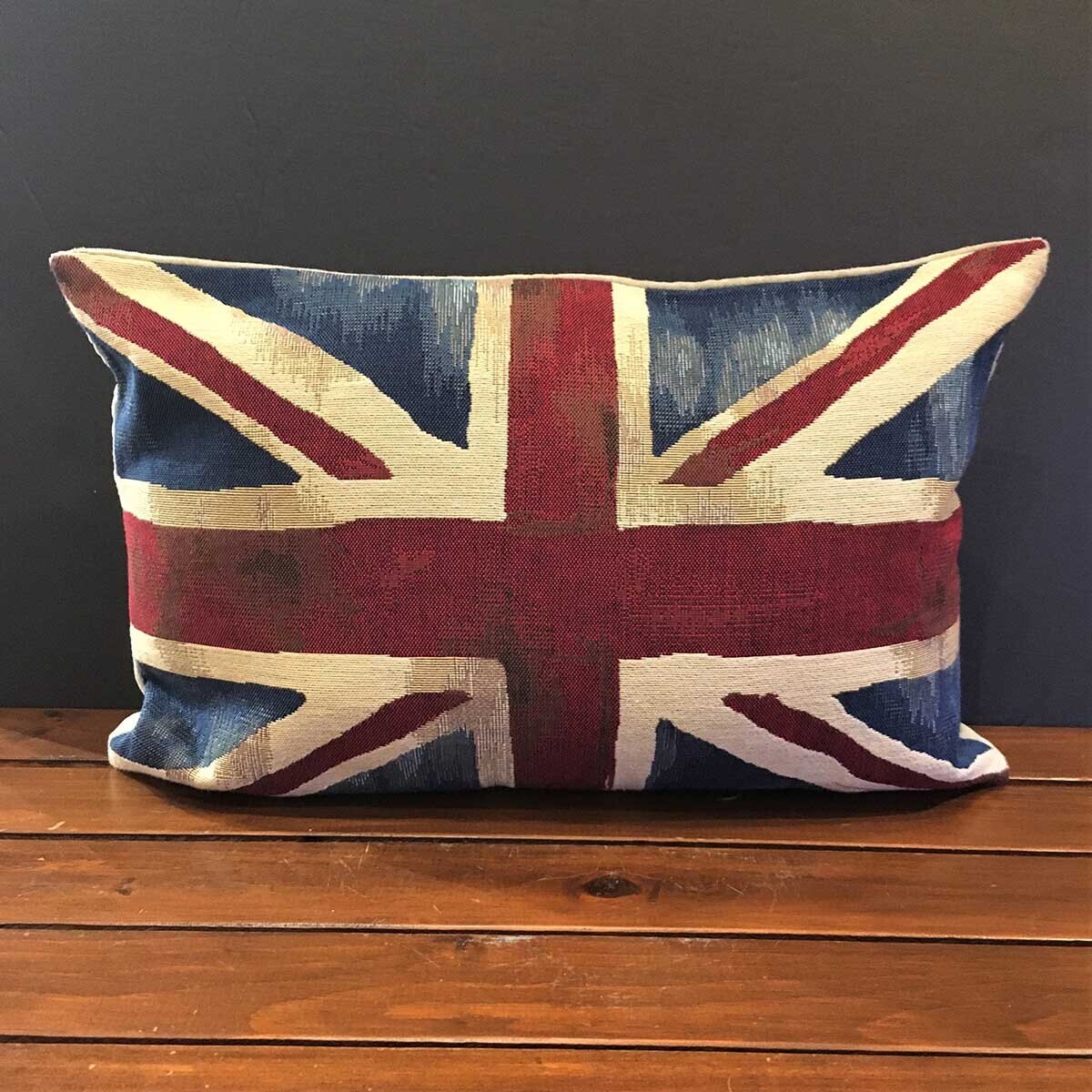 Union Jack Tapestry Pillow