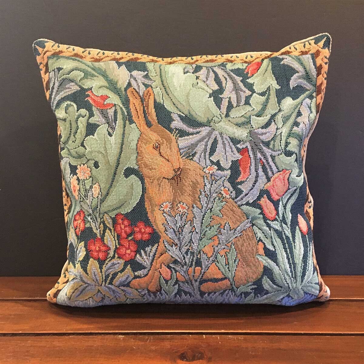 William Morris Hare Tapestry Pillow