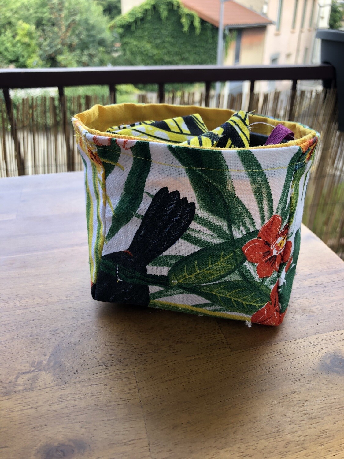 Panier en tissu