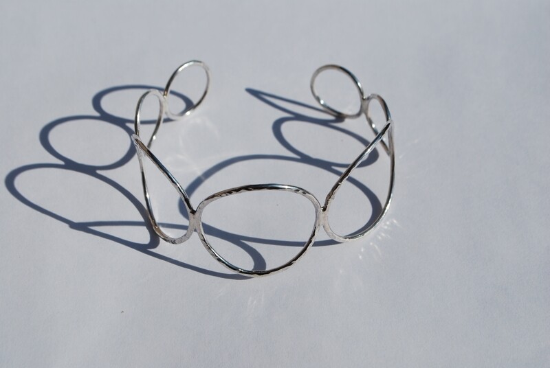 Sterling Silver Large Hoop Bangle