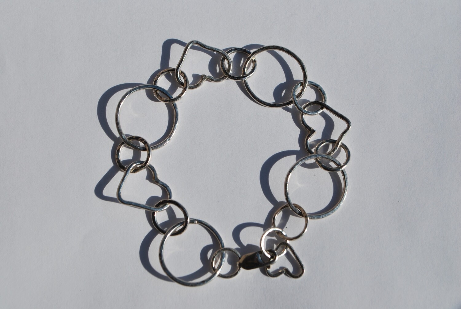 Sterling Silver Heart Bracelet