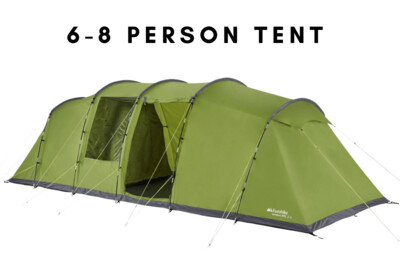 6-8 Person Tent - Dome