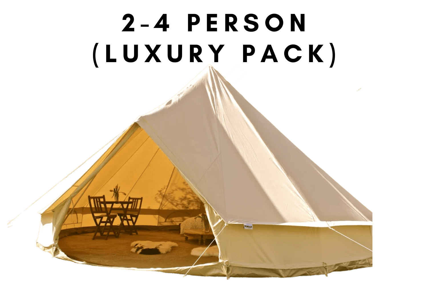 2-4 Person Luxury Bell Tent