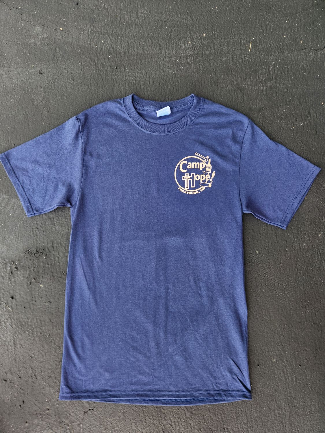 Navy with Salmon Logo