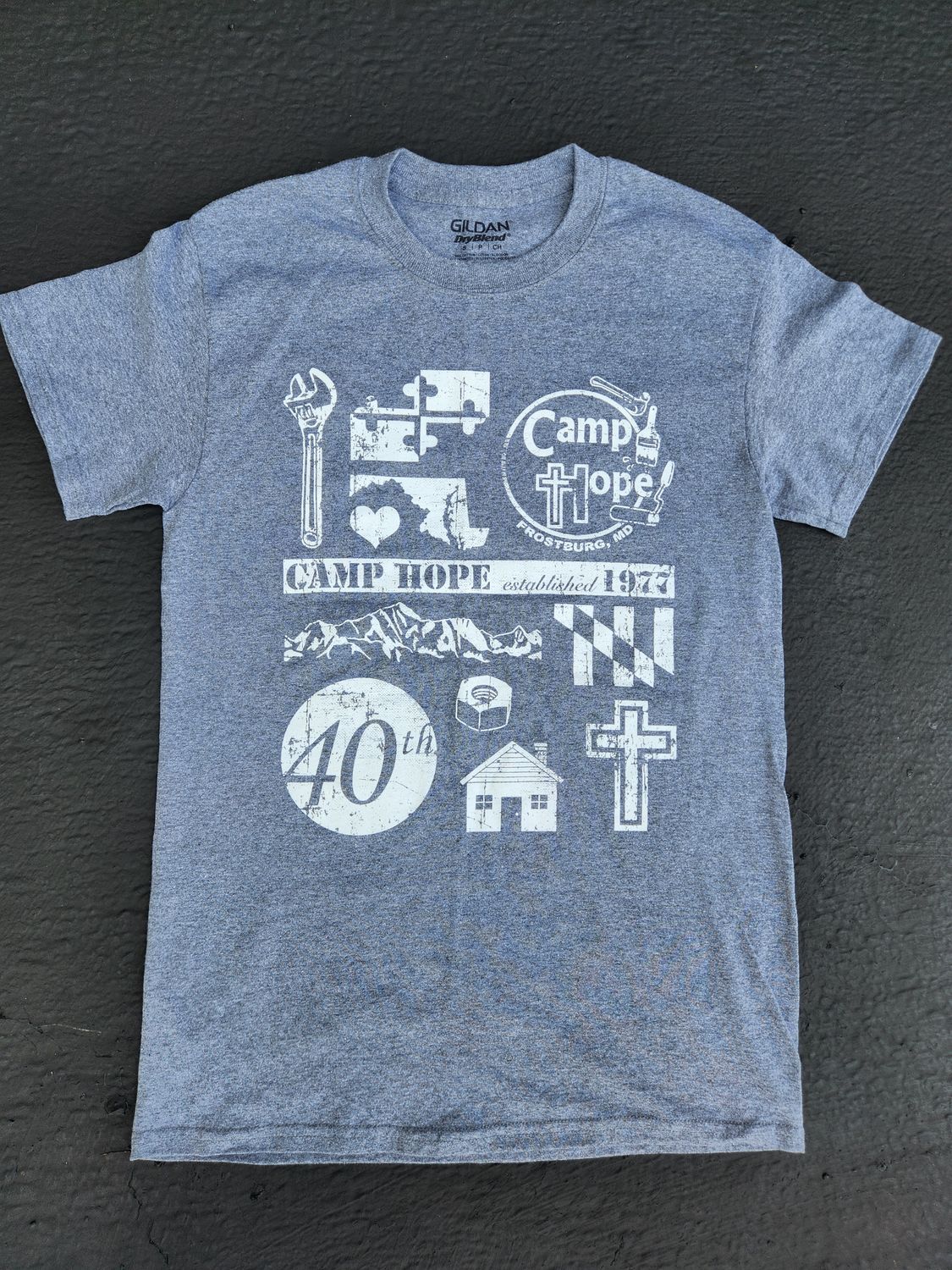 Light Gray with White Logo - 40th Anniversary