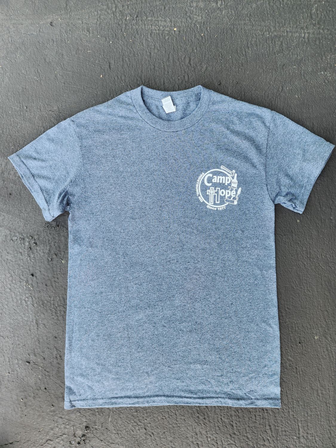 Dark Heathered Gray with White Logo - 45th Anniversary