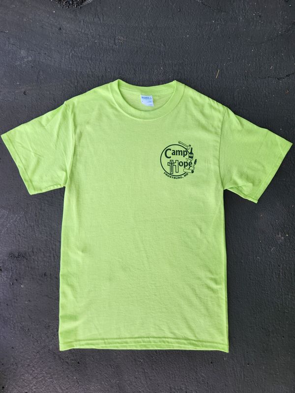 Lime Green with Emerald Green Logo