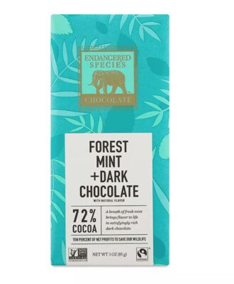 Forest Mint + Dark Chocolate Bar