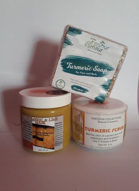 Tumeric Mask, Scrubs &amp; Soaps