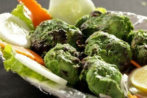 Chicken Hariyali Kabab 6 peice