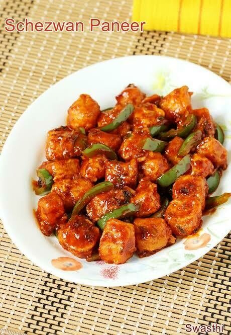 Paneer in Shezwan Souce 8 pcs