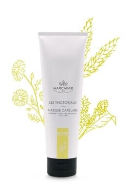 le nouveau Masque blond ,de 8 plantes tinctoriales : curcuma, henné, rhubarbe, betterave, indigo, frêne, camomille. LENTILLE, HUILE VÉGÉTALE DE SÉSAME, PROTÉINE DE BLÉ & GLYCÉRINE VÉGÉTALE le nouveau Masque blond ,de 8 plantes tinctoriales : curcuma, henné, rhubarbe, betterave, indigo, frêne, camomille. LENTILLE, HUILE VÉGÉTALE DE SÉSAME, PROTÉINE DE BLÉ & GLYCÉRINE VÉGÉTALE