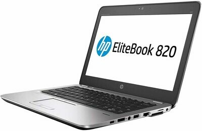 Refurbished HP Elitebook 820 G3 Laptop i5 6th Gen 8GB 256GB M.2 SSD 12.5 inch DOS
