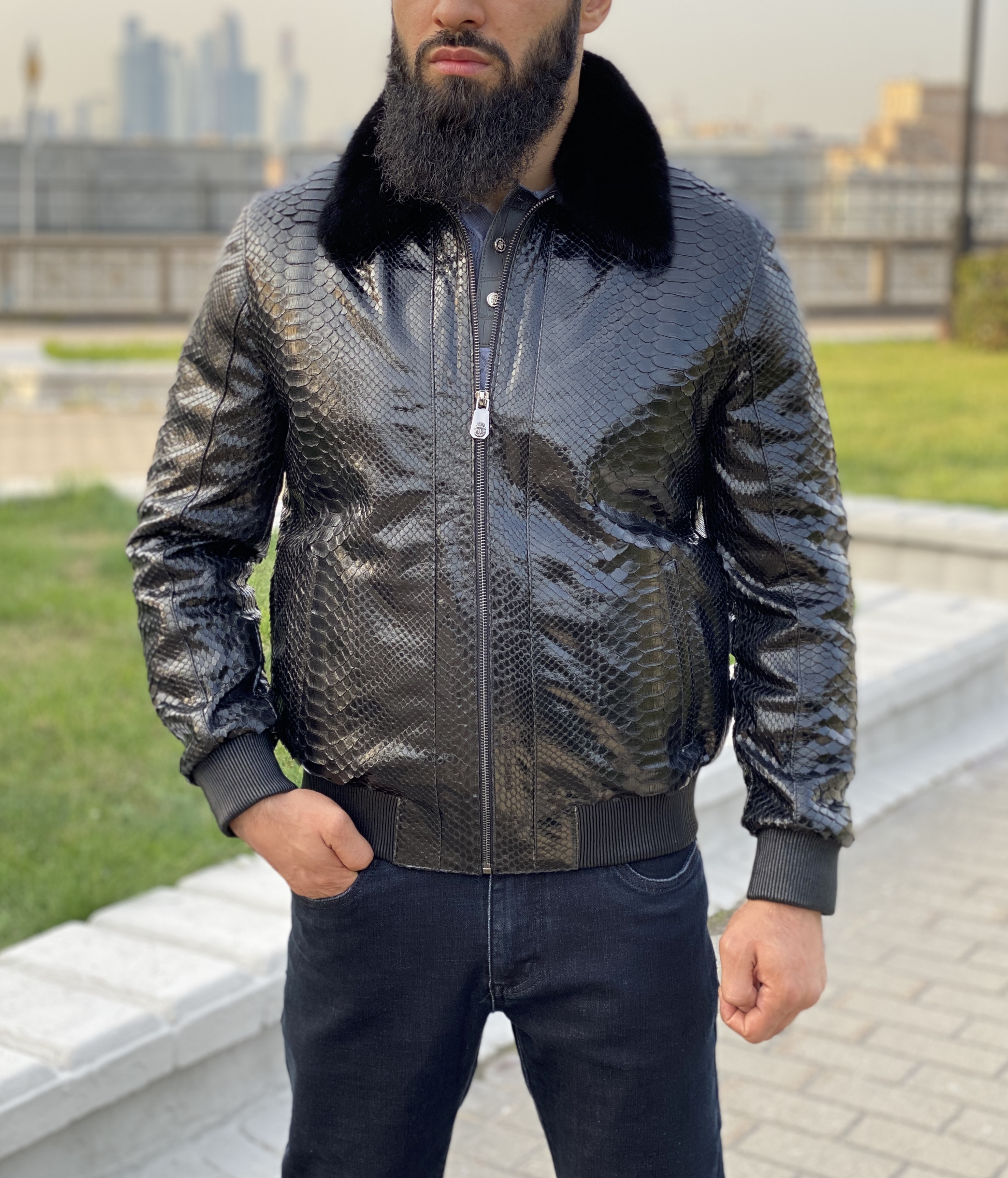 Куртка из питона мужская