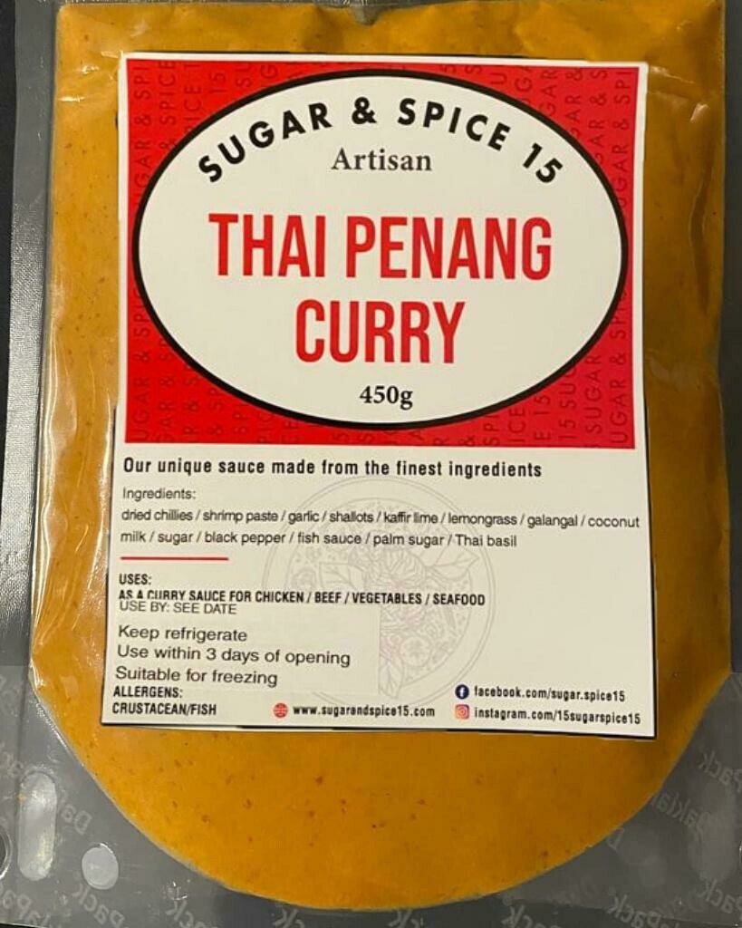 Thai Penang Curry - various sizes available - prices from:
