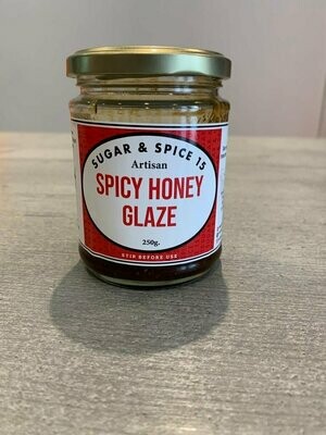 Spicy Honey Glaze (Chicken Wing sauce) - 1 jar coats 25-30 wings