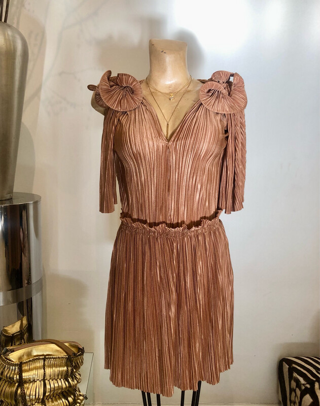 Bronze Plisse Set