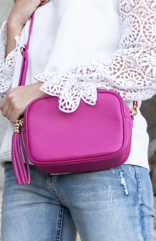 Italian Leather Crossbody Bag